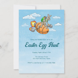 Invitación La caza de huevos de Pascua de Rocket Bunny