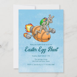 Invitación La caza de huevos de Rocket Bunny