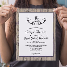 "La caza ha terminado" Boda ruso de Antler Barnwoo