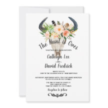 La caza rústica de boho floral antelópico terminó