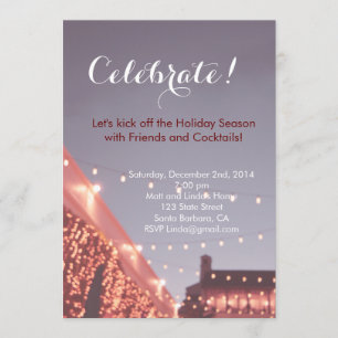 Invitación La celebración de días festivos, Bachelorette,