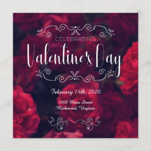 Invitación La celebración del el día de San Valentín invita