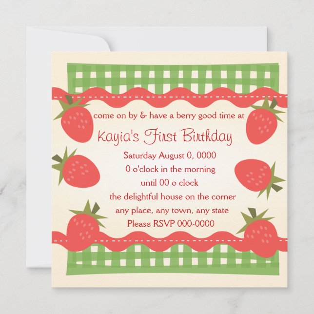 Invitación La cesta de los cerezos (Anverso)