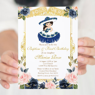 Invitación La Chica azul de la marina mexicana bautiza a la c