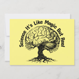 Invitación la ciencia es como la magia pero real