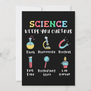 Invitación La ciencia te mantiene curioso