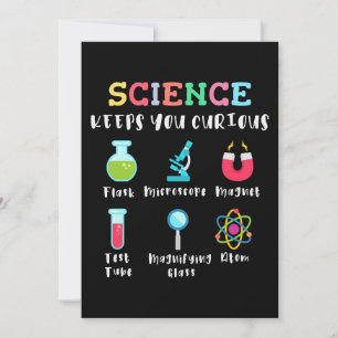 Invitación La ciencia te mantiene curioso