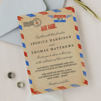 La colección de Bodas de Airmail de época