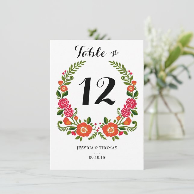 Invitación La colección de Bodas de verano de Bohemia