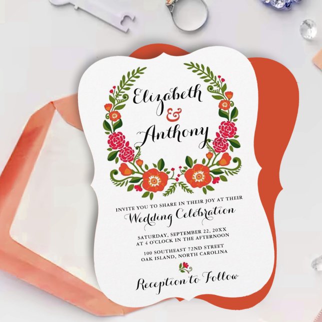 Invitación La colección de Bodas de verano de Bohemia (Subido por el creador)