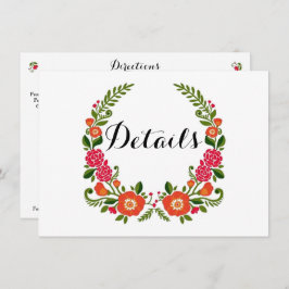 Invitación La colección de Bodas de verano de Bohemia