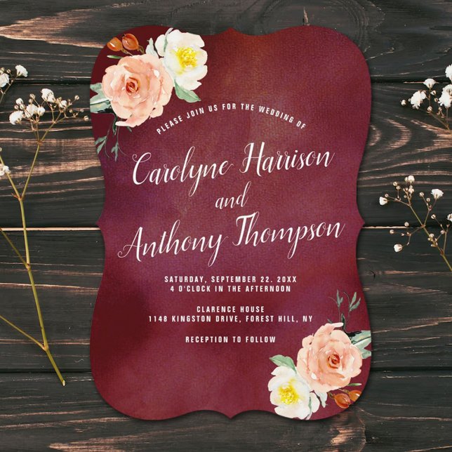 Invitación La colección de Bodas Romance In Bloom (Subido por el creador)