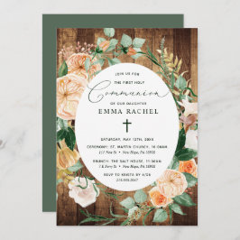 Invitación La Comunidad de Madera Rusa Personalizada del Boho