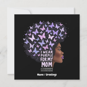 Invitación La conciencia del Alzheimer - Yo uso morado para m