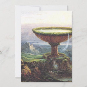 Invitación La copa del titán por Thomas Cole