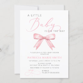 Invitación La Coqueta Pequeña Está En Camino De Baby Shower B
