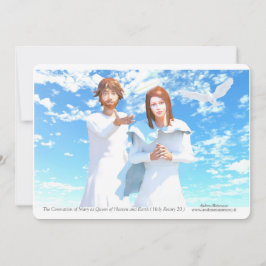 Invitación La Coronación de María - Reina del Cielo y de la T