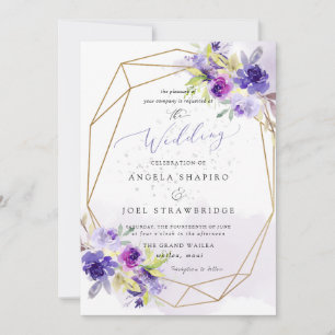 Invitación La costa azul de cristal de PixDezines, la boda de