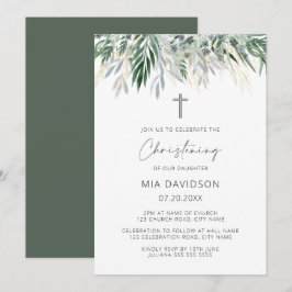 Invitación La cristiandad de las hojas verdes y de oro