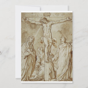 Invitación La crucifixión de Jesucristo
