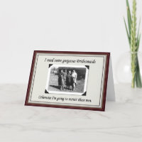 ¿La dama de honor o eligió a un hombre? -