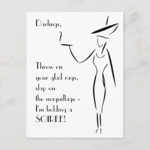 Invitación La dama del gran Gorra #1