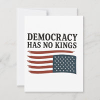 La democracia no tiene rey Anti Trump EE. UU. 