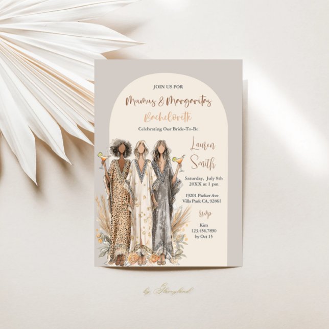 Invitación La despedida de soltera de Mumu y Margarita (Subido por el creador)