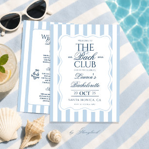 Invitación La despedida de soltera del Club Bach