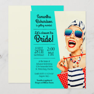 Invitación La divertida ducha de las novias Lady Lady de esti