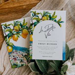 Invitación La Dolce Vita Amalfi Bridal Shower