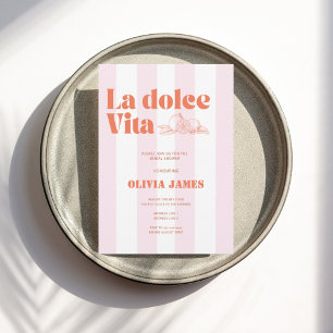 Invitación La dolce vita bridal