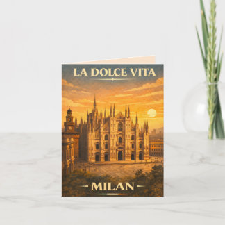 Invitación La Dolce Vita - Capri Vintage Travel Poster