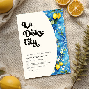 Invitación La Dolce Vita Lemon Amalfi Costa Bridal