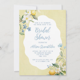 Invitación La Dolce Vita Lemon Bridal Shower Invitation