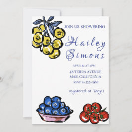 Invitación La dolce vita limón italiano amarillo