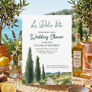 Invitación La Dolce Vita Vista Italiana Despedida de Soltera