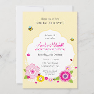 Invitación LA DUCHA BRIDAL INVITA :: Tema 1 del jardín