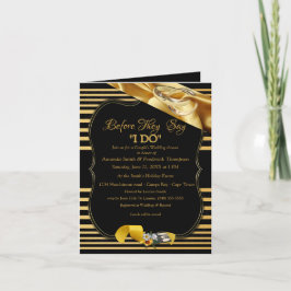 Invitación La ducha de boda de El Gran Gatsby
