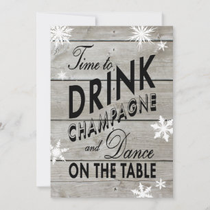 Invitación La ducha de la pareja de Snowflake es momento de b