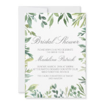 La ducha de novia verde