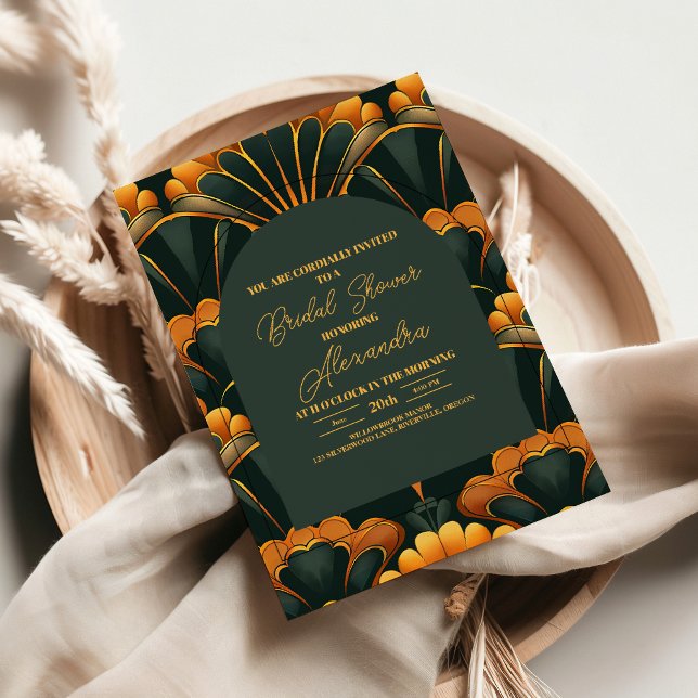 Invitación La ducha de novias de los años 20 (Subido por el creador)