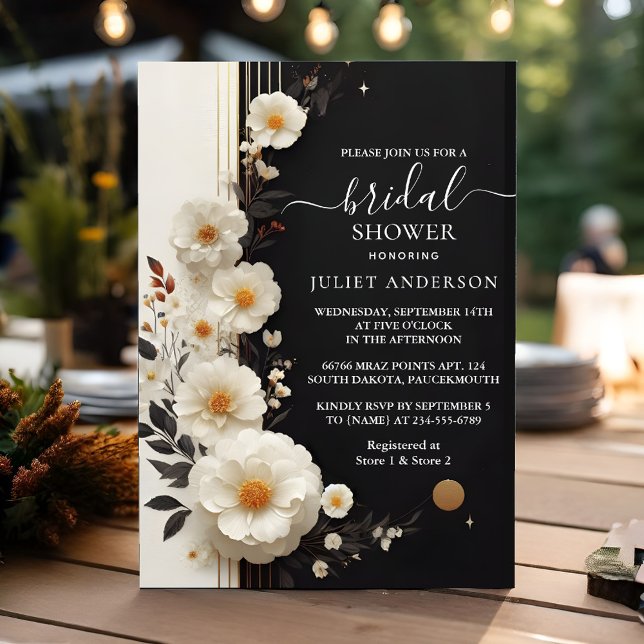 Invitación La ducha nupcial coreana aguda de Asia (Subido por el creador)