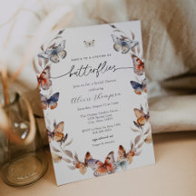 La ducha nupcial del Boho Butterflies