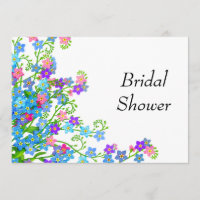 La ducha nupcial del jardín de las nomeolvides