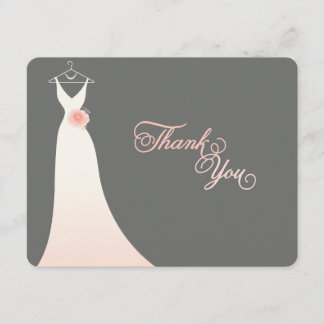 Invitación La ducha nupcial elegante elegante del vestido de