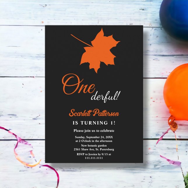 Invitación La elegante caída negra deja a la Moda Boho el pri (Subido por el creador)