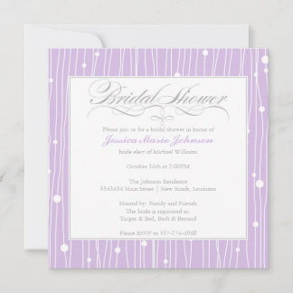 Invitación La elegante ducha nupcial