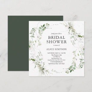 Invitación La elegante y moderna ducha nupcial