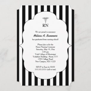 Invitación La enfermera del RN que fija ceremonia invita a